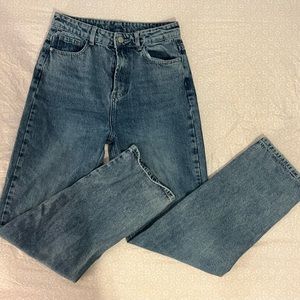 High rise straight leg denim jeans, Like brand new